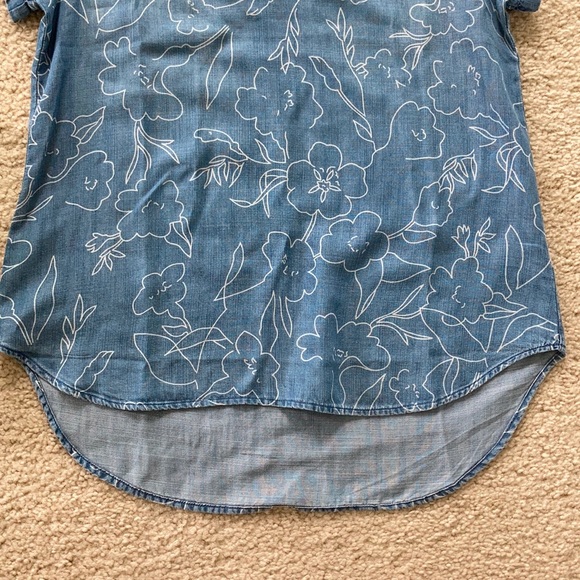 Cloth & Stone Short Sleeve Popover Top - Picture 4 of 5